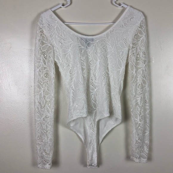 Streetwear Society White Lace Bodysuit - Picture 4 of 5